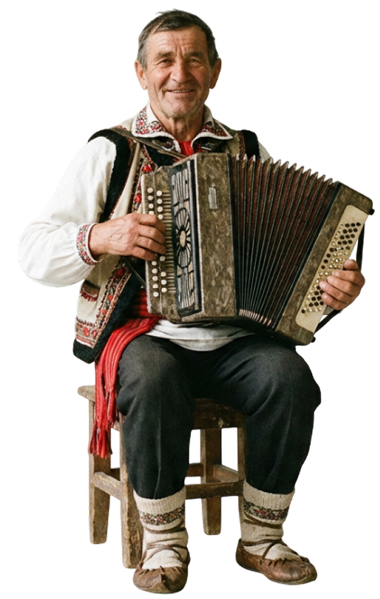 Man with accordion